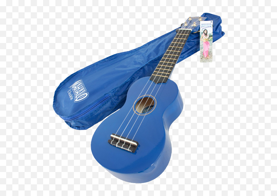 Blue Ukulele Mahalo Soprano With Bag Emoji,Ukulele Transparent Background