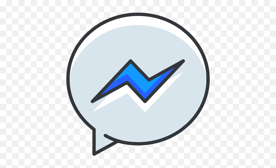 Facebook Messenger Icon Emoji,Facebook Messenger Logo