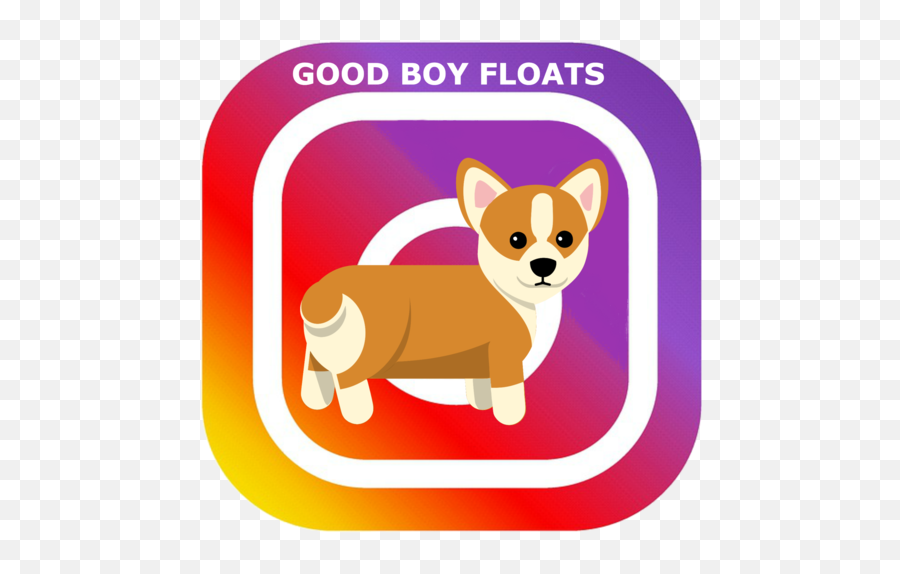 Good Boy Floats - Animal Figure Emoji,Corgi Clipart