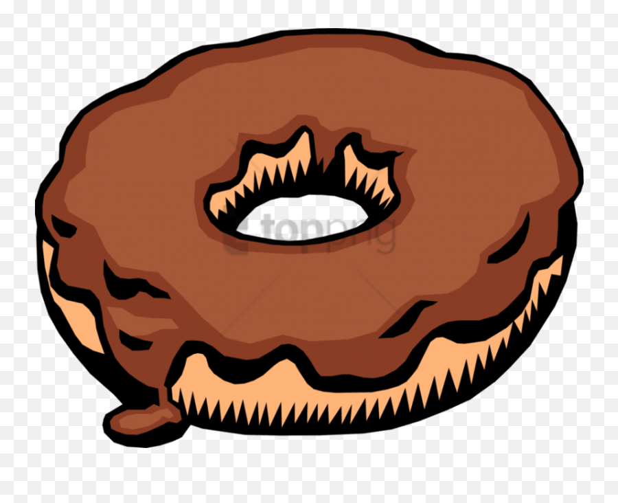Download Doughnut Clipart Chocolate Donut - Donut Png Image Chocolate Donut Emoji,Donut Clipart