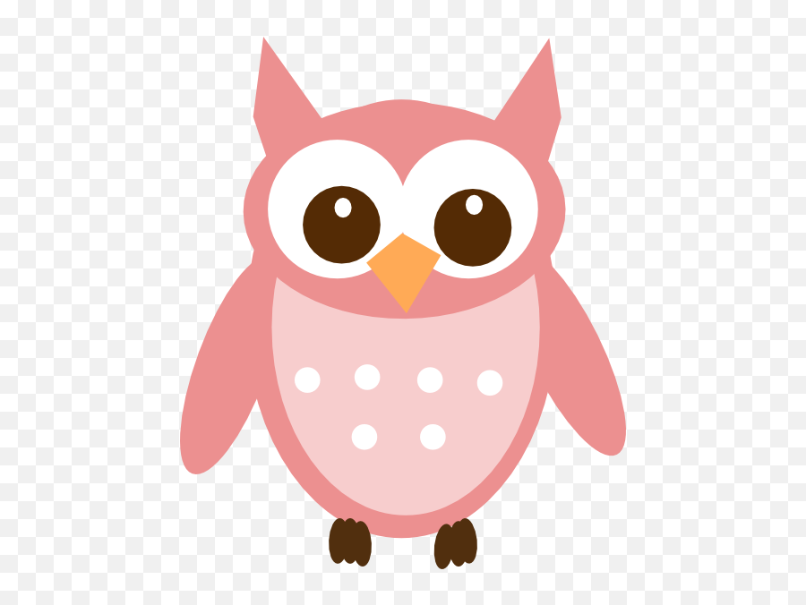 Rose Pink Owl Clip Art Vector Online - Colorful Owl Clipart Emoji,Owl Transparent Background