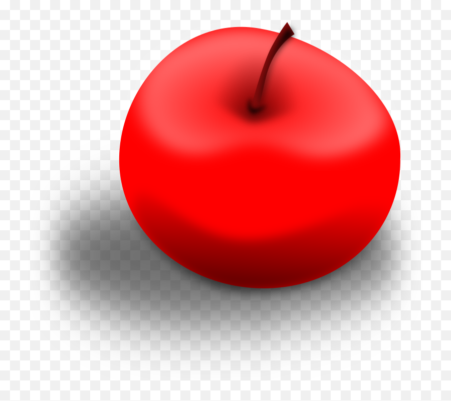 Red Apple Clipart - Apple Emoji,Red Apple Clipart