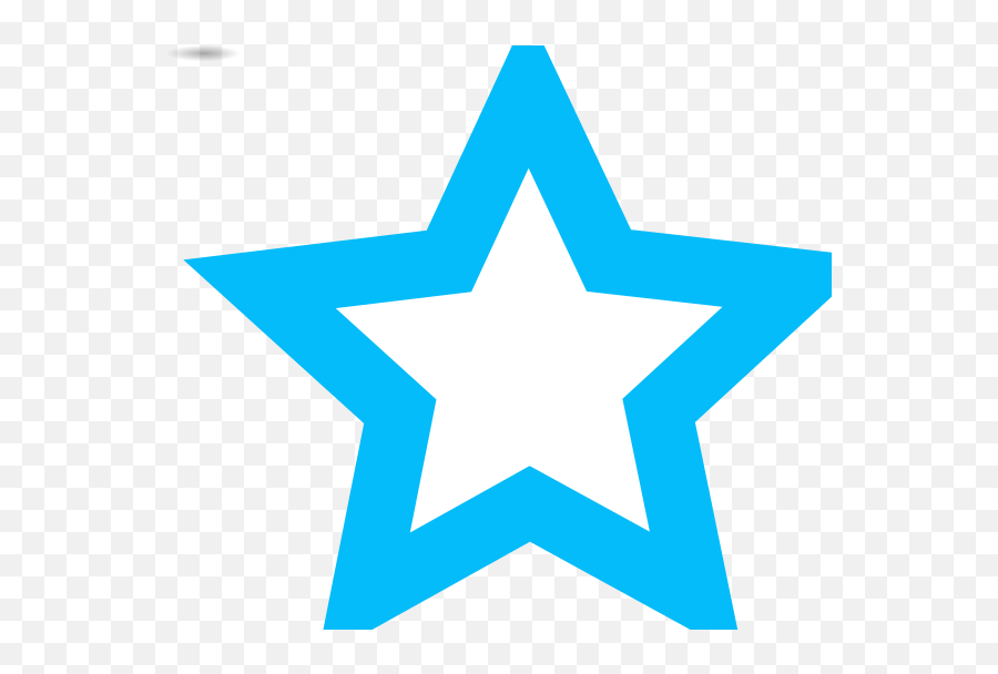 Blue Star Outline Clip Art At Clkercom - Vector Clip Art Blue Star Outline Clipart Emoji,Start Clipart