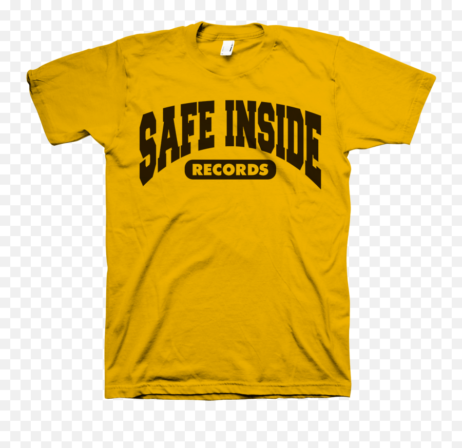Safe Inside 2020 Logo Gold T - Shirt Hot Creations T Shirt Emoji,Safe Logo