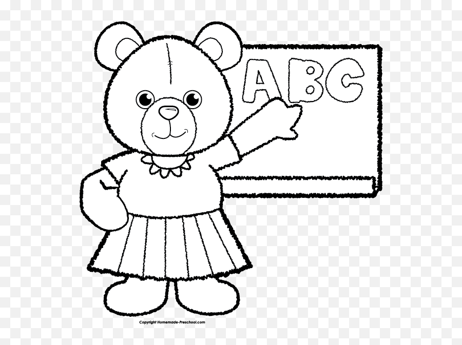 Teddy Bear Clipart - Teddy Bear Teddy Bear Rhyme Outline Emoji,Bear Clipart