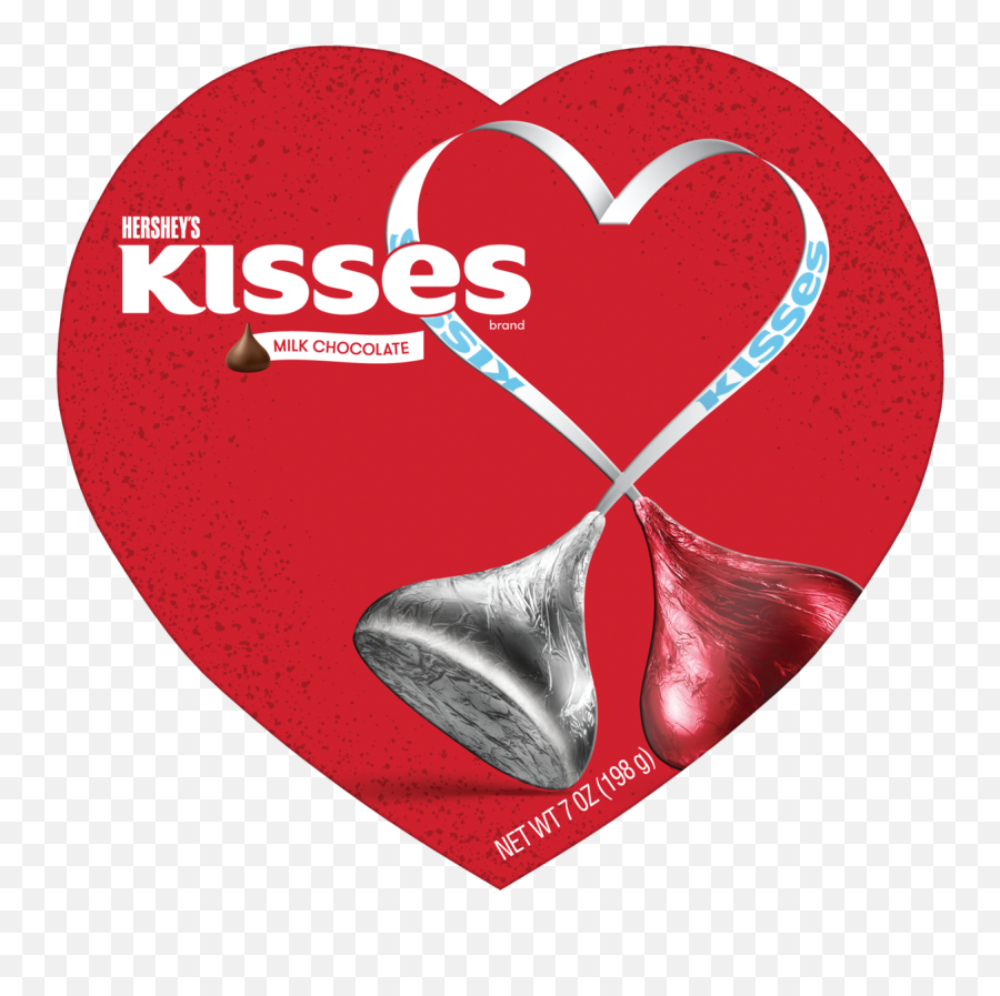 Hersheys Kisses Heart Box Png Download Emoji,Hershey Kiss Logo