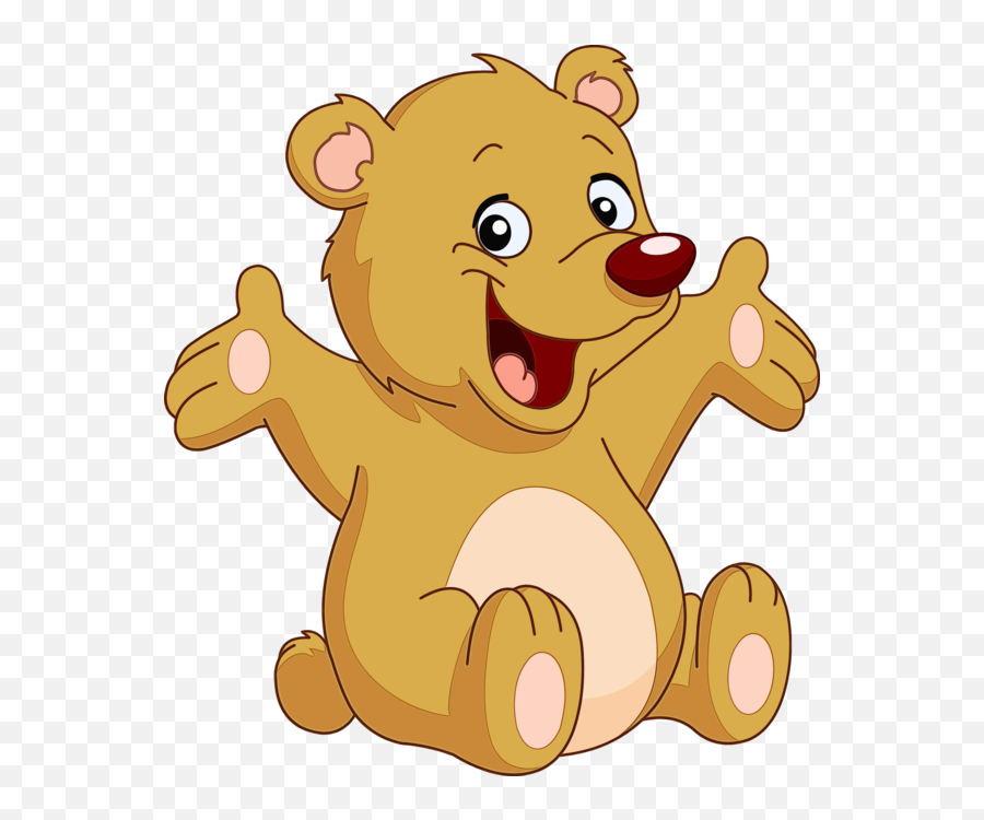 Cartoon Bear Animal Figure For Valentines Day - 2689x3000 Emoji,Cartoon Bear Png