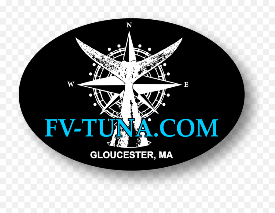 Tuna Tail Compass Rose Fv - Tunacom Sticker Wicked Tuna Gear Emoji,Transparent Compass Rose