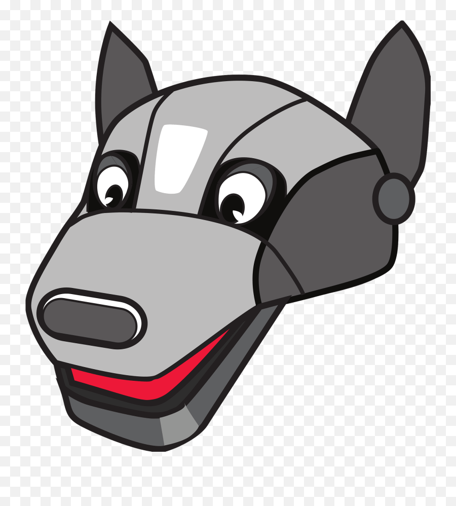 Robot Dog Head Clipart Free Download Transparent Png Emoji,Clipart Of Dogs