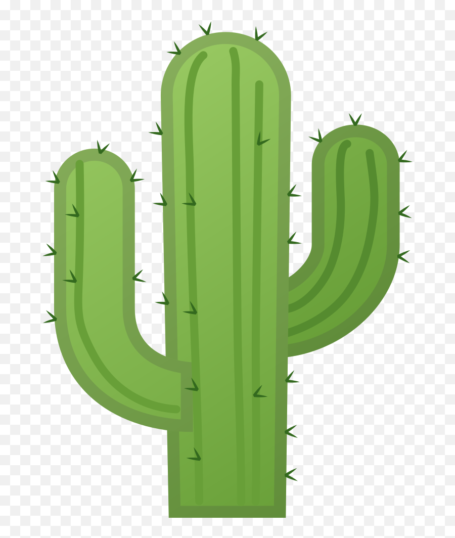 Yellowcactussaguarogreenplantclip Artsucculent Plant - Cactus Emoji,Succulent Clipart