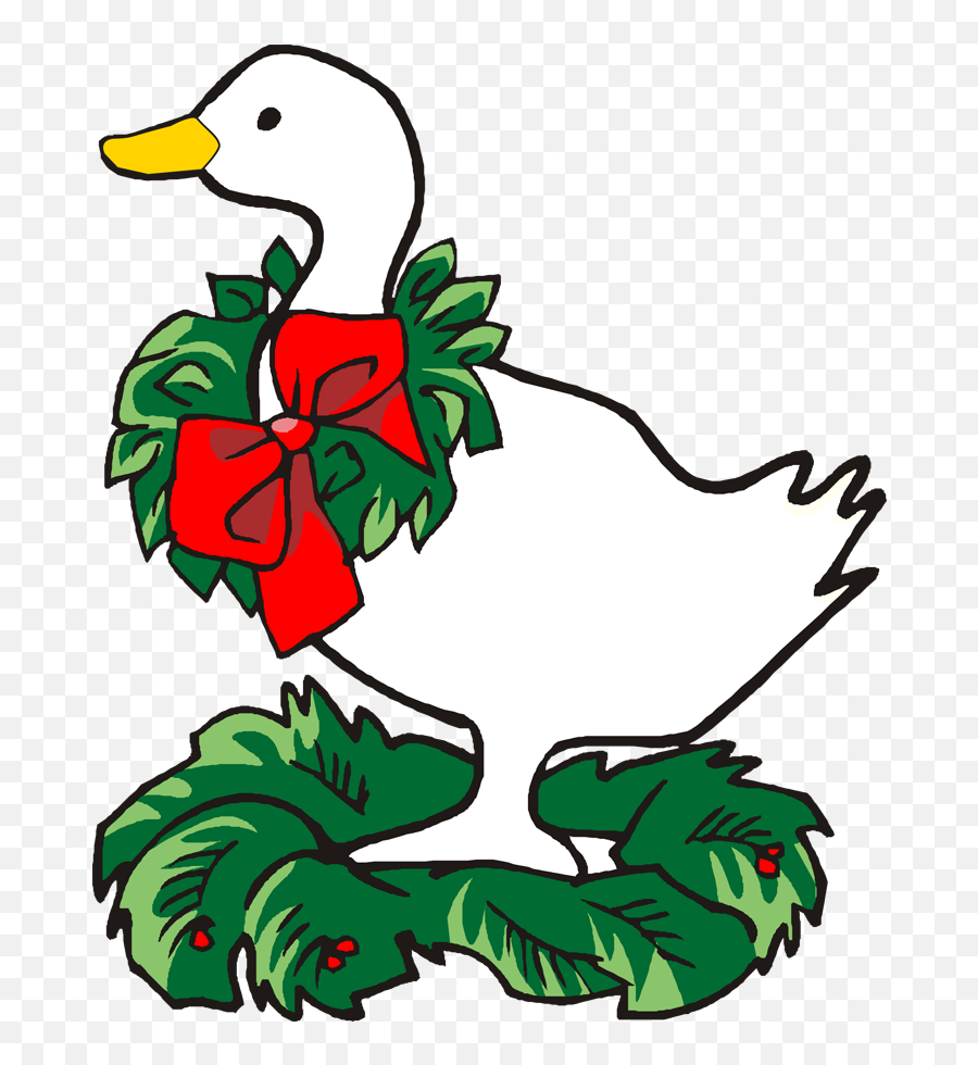Christmas Goose Clipart - Christmas Goose Laying Egg Emoji,Goose Clipart