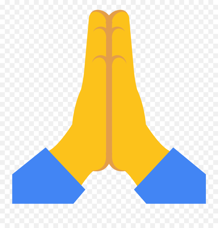 Prayer Hands Emoji Png - Thank You Emoji Png,Praying Hands Png