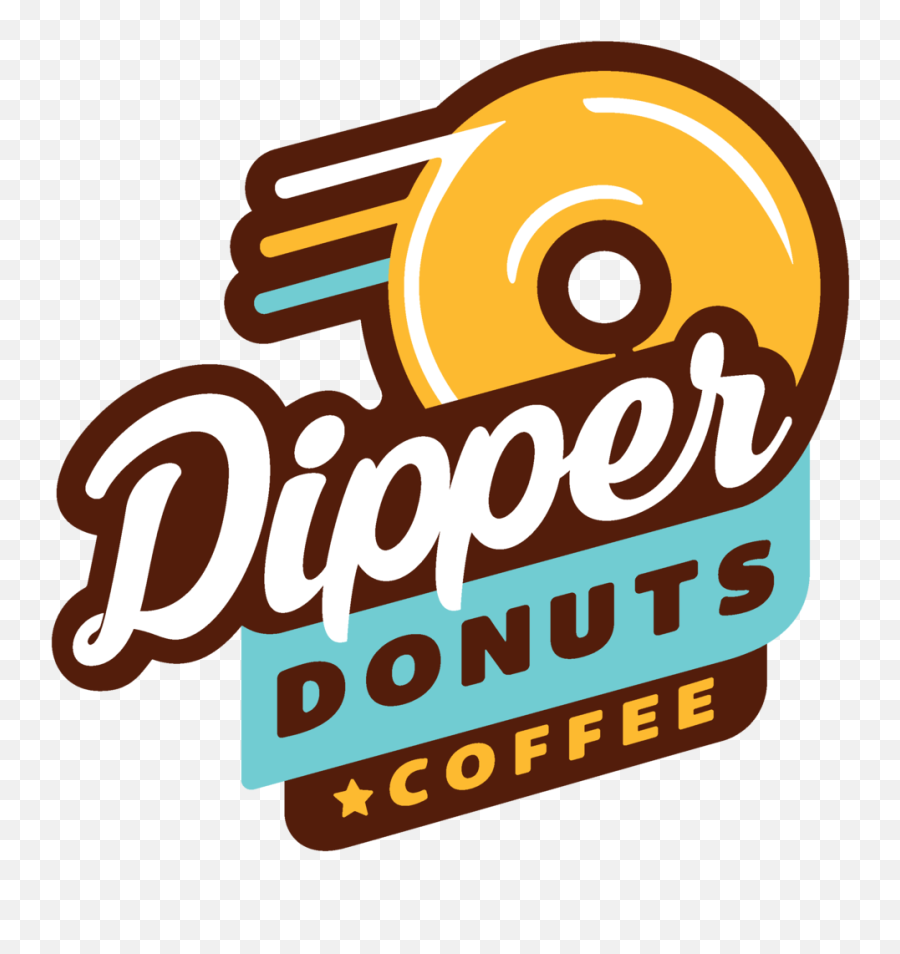 Donut Clipart Dozen - Dipper Donuts Png Download Full Donut Logo Png Emoji,Donut Clipart
