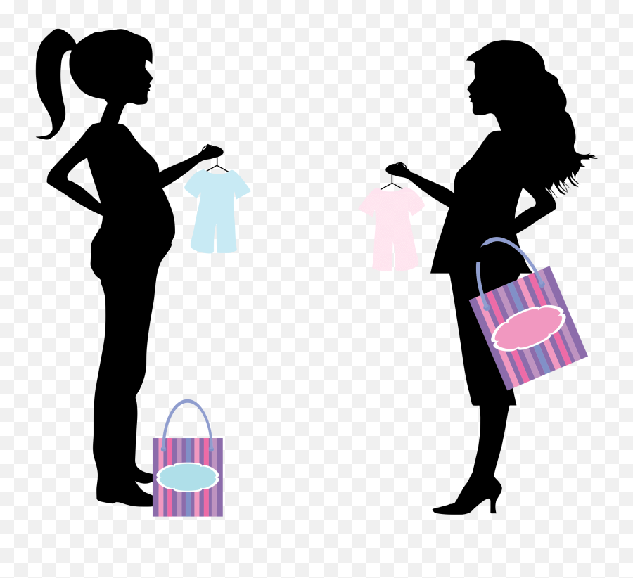 Download Pregnant Women Clip Art - Organized Organised And Unorganised Sector Emoji,Pregnant Woman Clipart