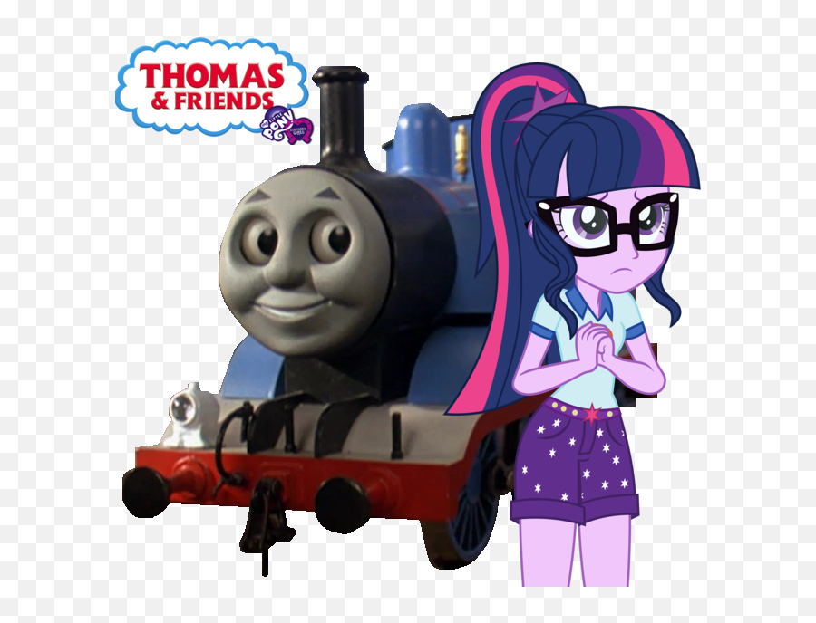 Crossover Equestria Girls Legend Of - Thomas And Friends Shining Time Station Emoji,Thomas And Friends Logo