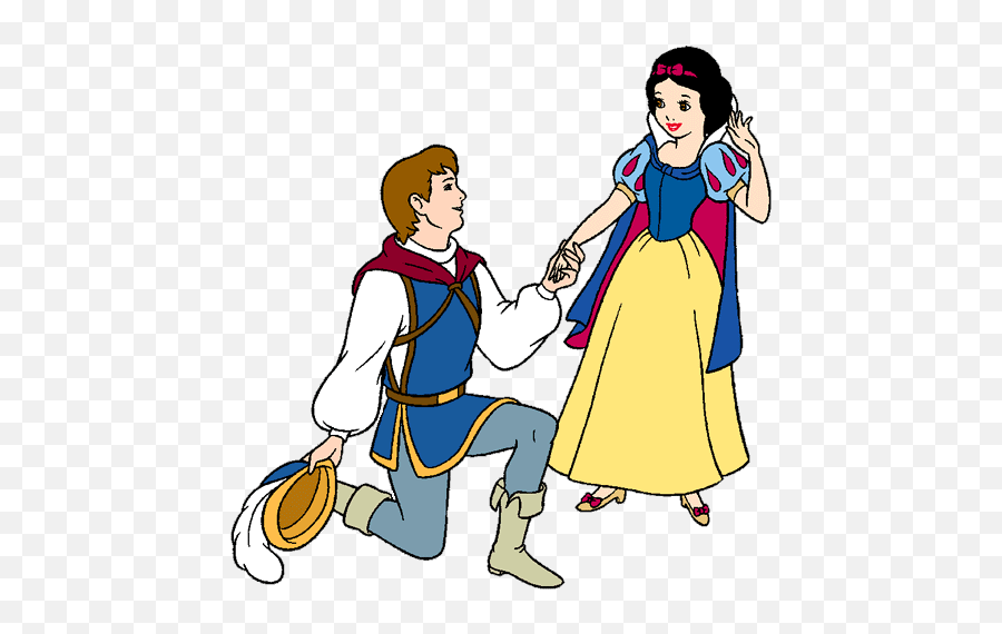 Snow White And Prince Charming Clipart - Clip Art Library Disney Clip Snow White And Prince Emoji,Prince Clipart
