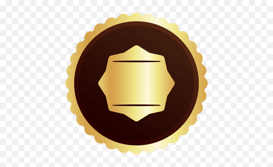 Round Golden Badge - Best Of 425 2020 Emoji,Gold Circle Png