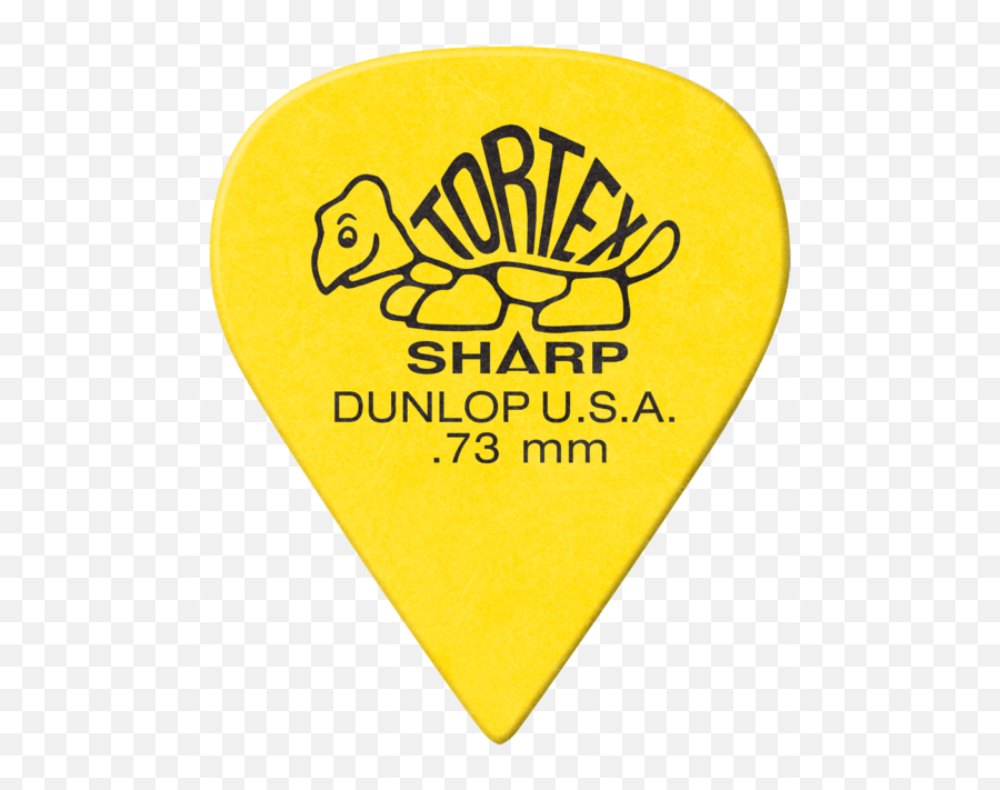 Dunlop Tortex Sharp Guitar Picks 1 Dozen 73 Mm - Dunlop Tortex Sharp Emoji,Dunlop Logo