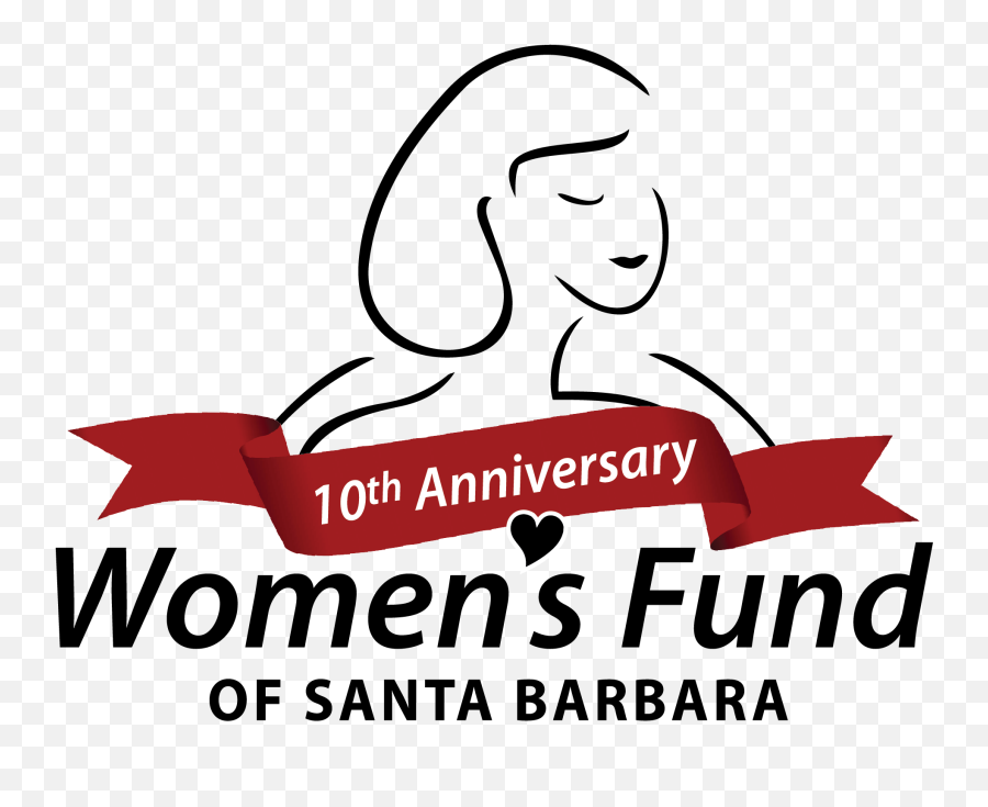 Womens Fund Of Santa Barbara Awarded - For Women Emoji,10th Anniversary Logo