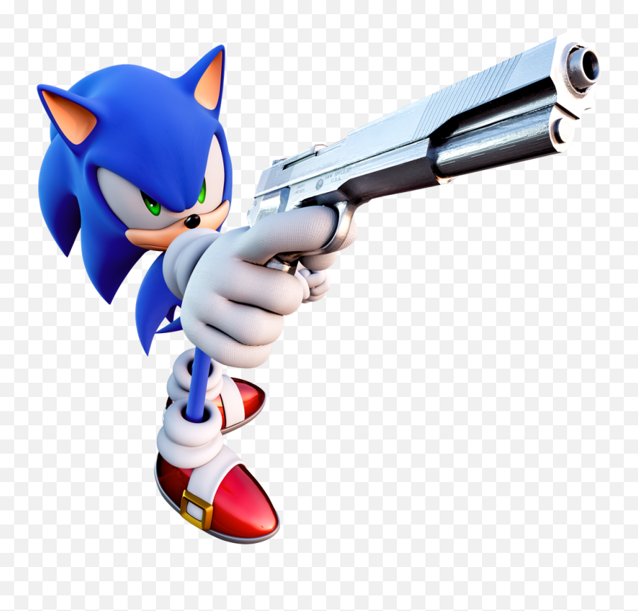 Co - Comics U0026 Cartoons Thread 115071571 Defeating The Ceo Of Nintendo Sonic Emoji,Holding Gun Png