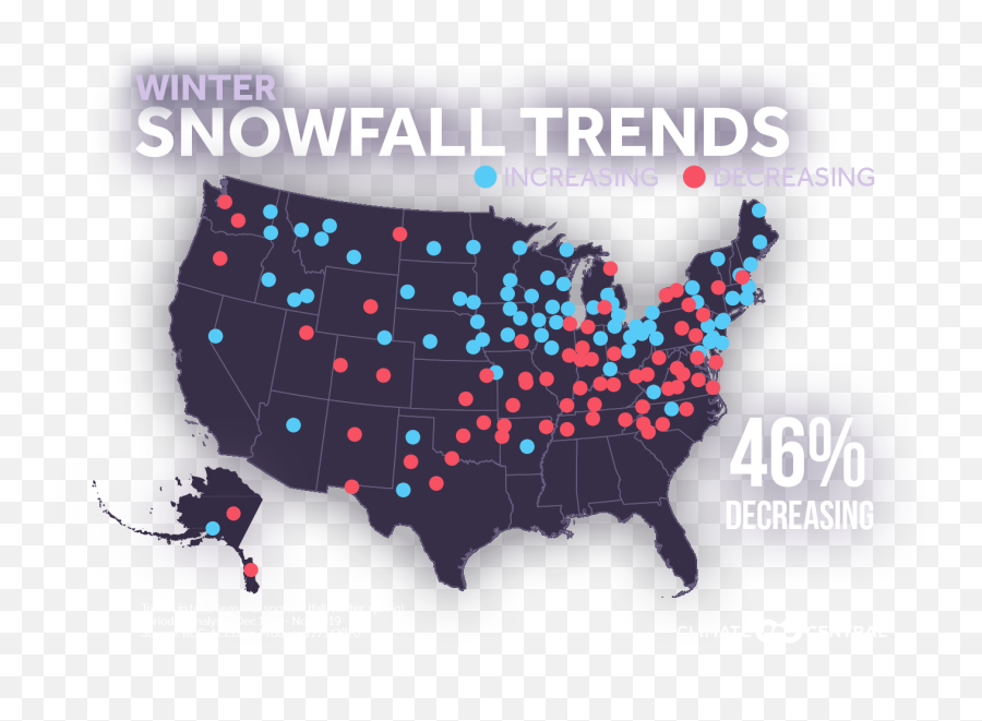 Changing Seasonal Snowfall And Climate - Opiate Addiction By State Emoji,Snowfall Png