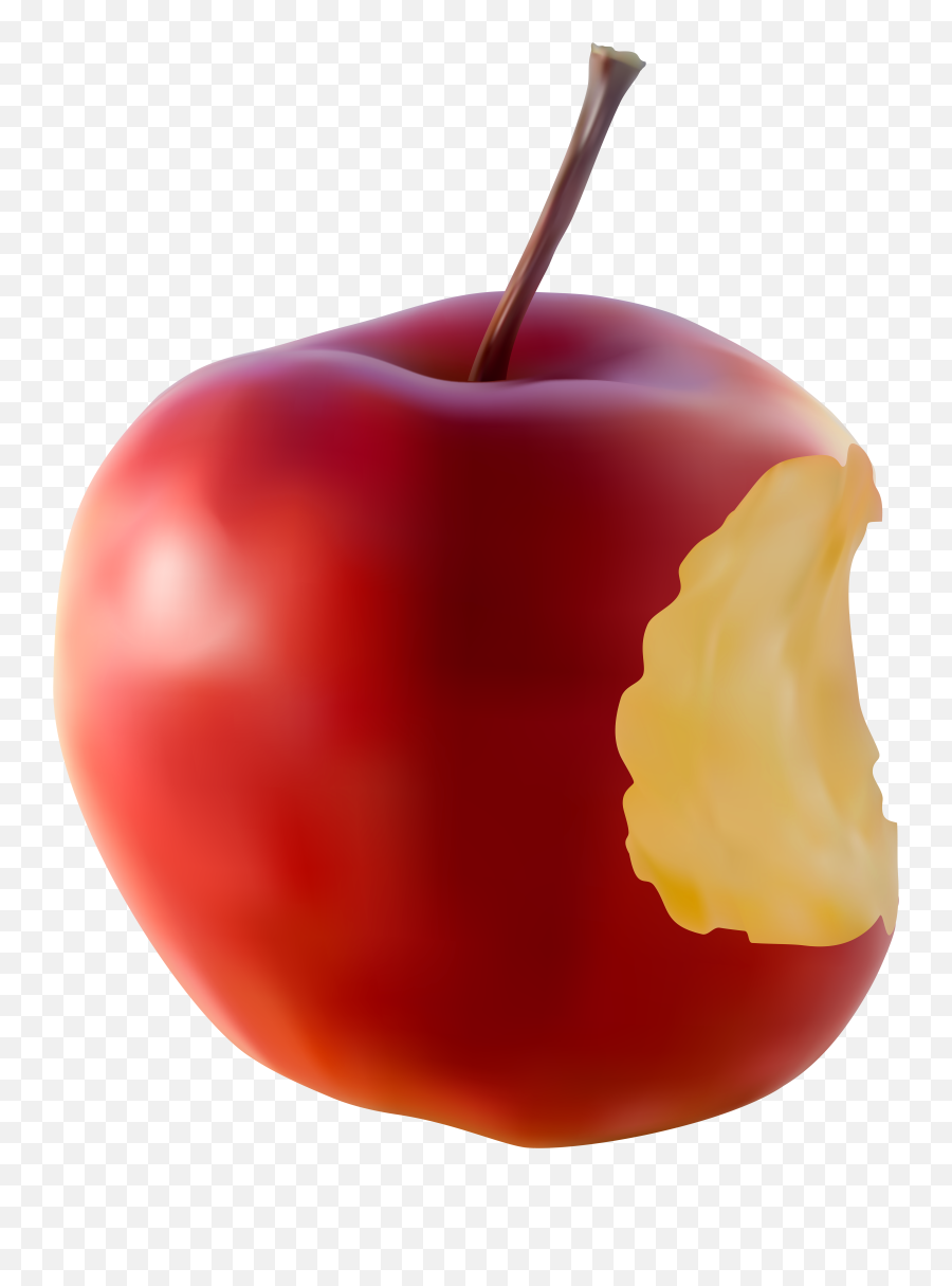 Graphic Free Bitten Apple Red - Red Bitten Apple Png Emoji,Red Apple Clipart