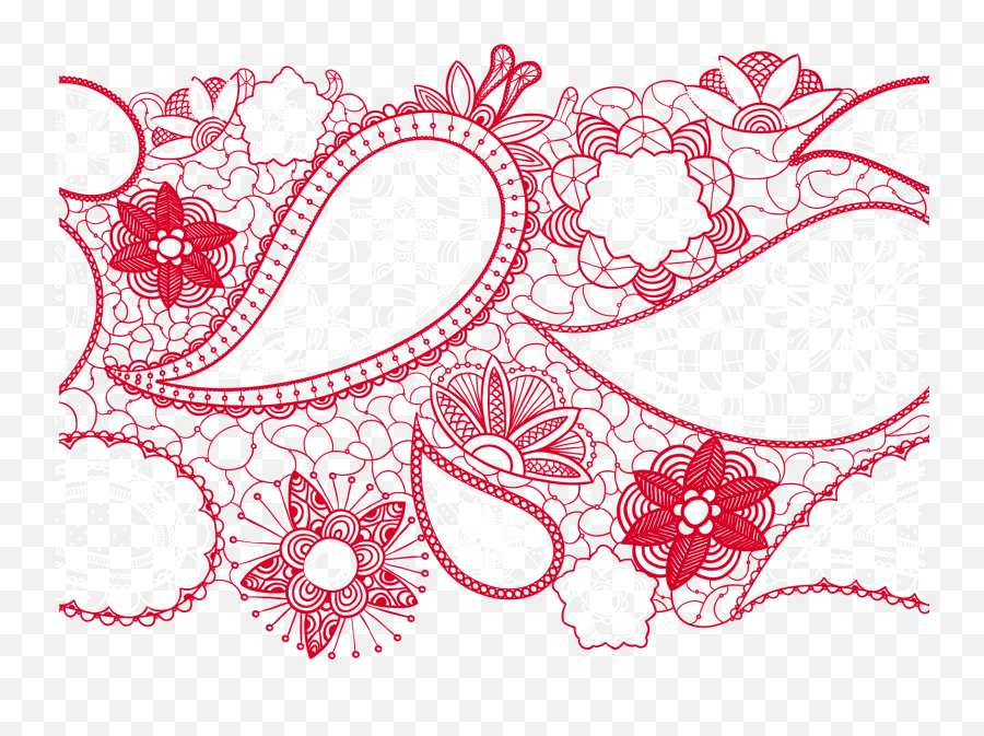 Lace Pattern Vector Png Emoji,Lace Png