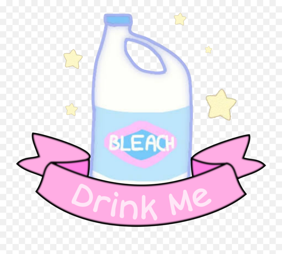 Bleach Sad Clorox Tumblr Cute Cloro Sticker By Mon Emoji,Bleach Transparent Background