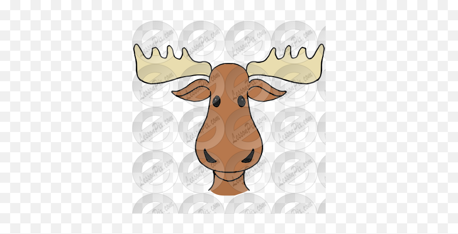 Moose Picture For Classroom Therapy - Animal Figure Emoji,Moose Clipart