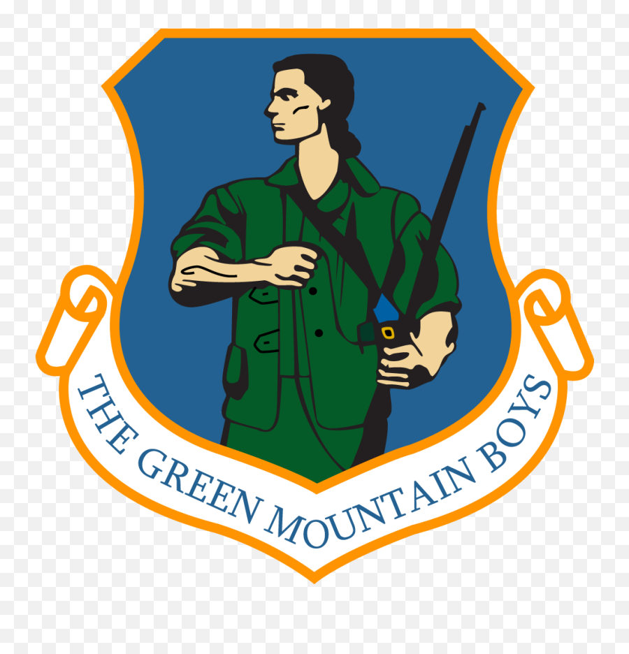 Color Guard Clip Art - Green Mountain Boys Emoji,National Guard Logo