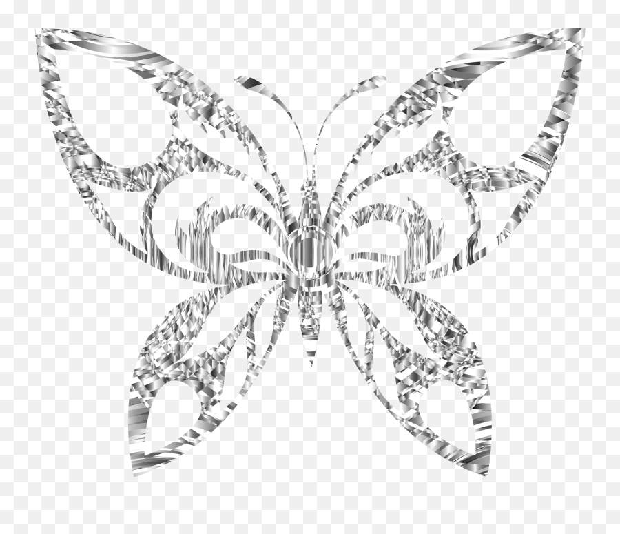 Download Diamond Clipart Butterfly - Silver Butterfly Emoji,Butterfly Clipart Transparent Background