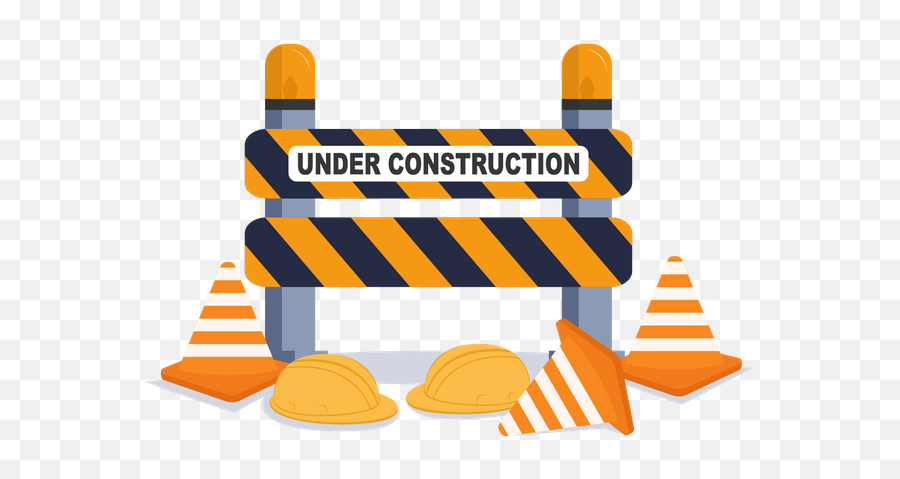 Best Premium Under Construction Warning Illustration Emoji,Under Construction Sign Png