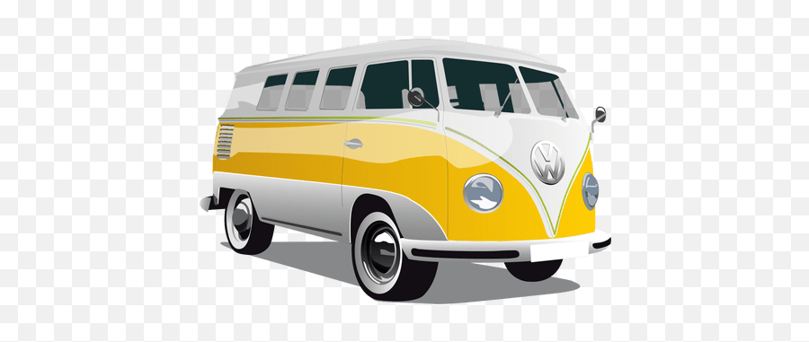 Vintage Glossy Cargo Bus Transparent Png Vintage Bus Png Emoji,Bus Transparent