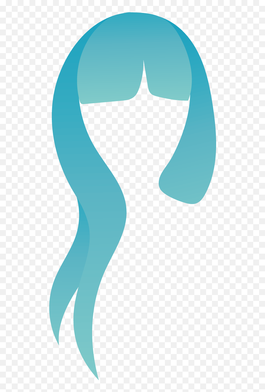 Wig Logo Clip Art - Blue Elegant Female Short Hair Png Language Emoji,Elegant Logo