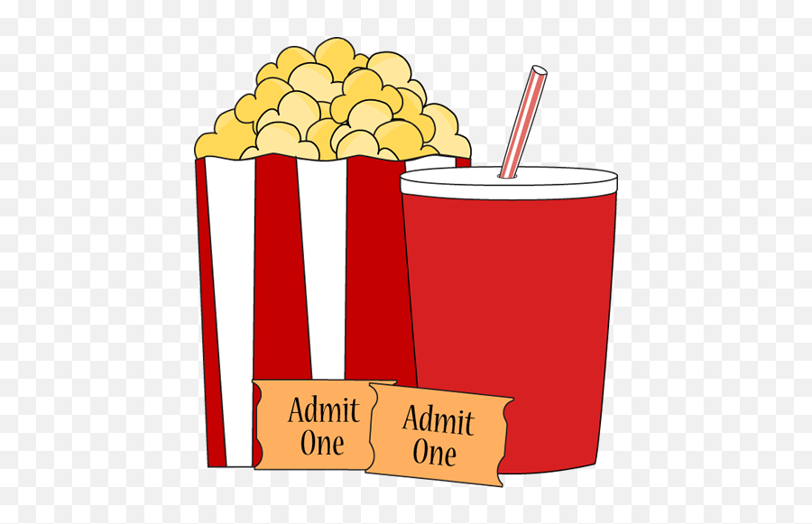 Movie Popcorn Clipart Cliparts And - Transparent Movie Tickets Clip Art Emoji,Popcorn Clipart