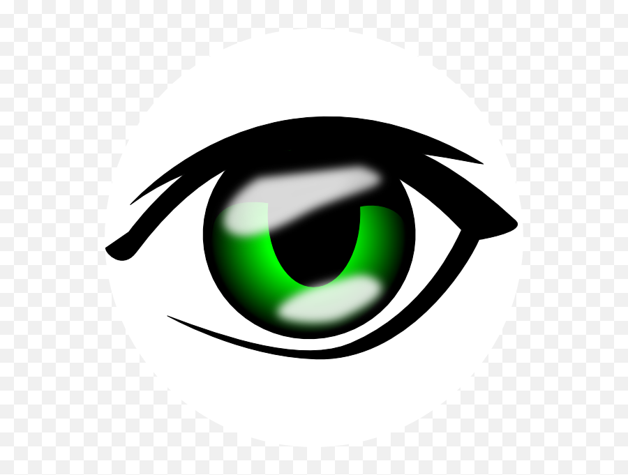 Anime Eye Clip Art At Clkercom - Vector Clip Art Online Anime Green Eyes Clip Art Emoji,Eye Png