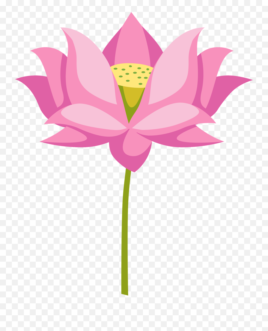 Lotus Clipart Free Download Transparent Png Creazilla - Girly Emoji,Lotus Flower Png