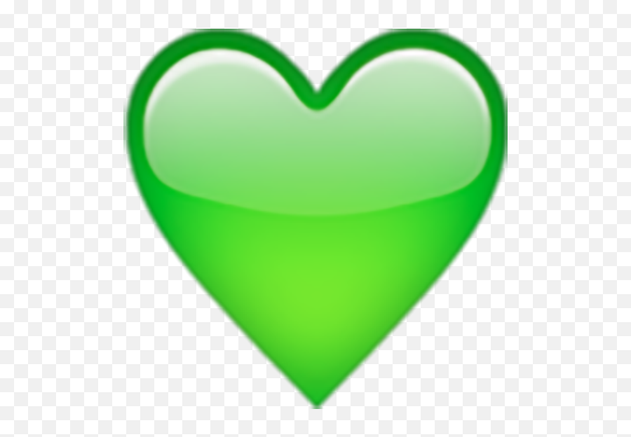 Heart Emoji Green Symbol Yellow - Transparent Emoji Green Heart,Heart Emoji Png
