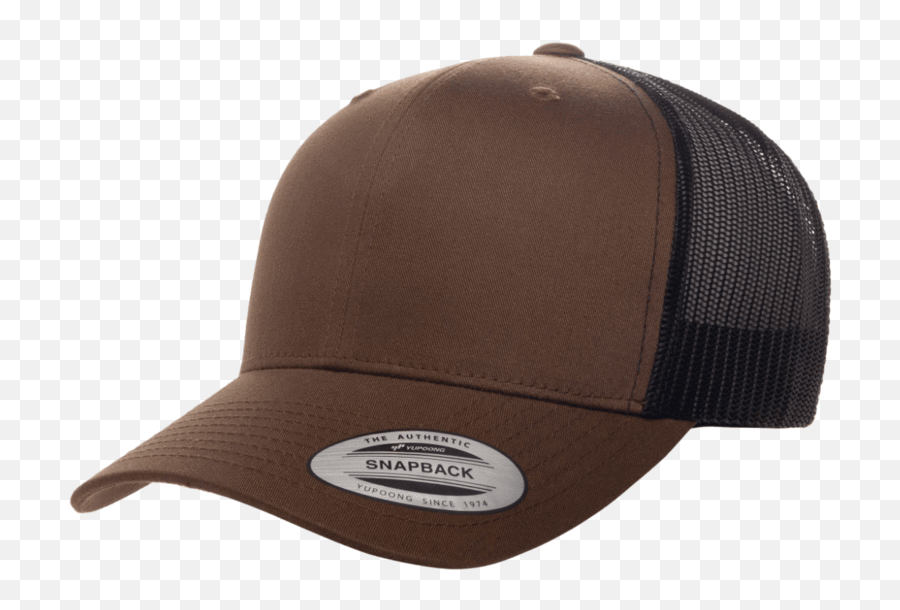 6606 T - Yupoong Retro Trucker Bulk Custom With Your Logo Yupoong Trucker Hats Coyote Brown Emoji,Logo Hats