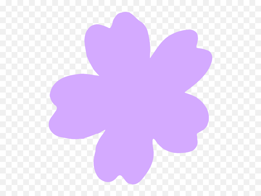 Light Purple Flower Clip Art - Pink And Purple Flower Clipart Emoji,Purple Flower Clipart