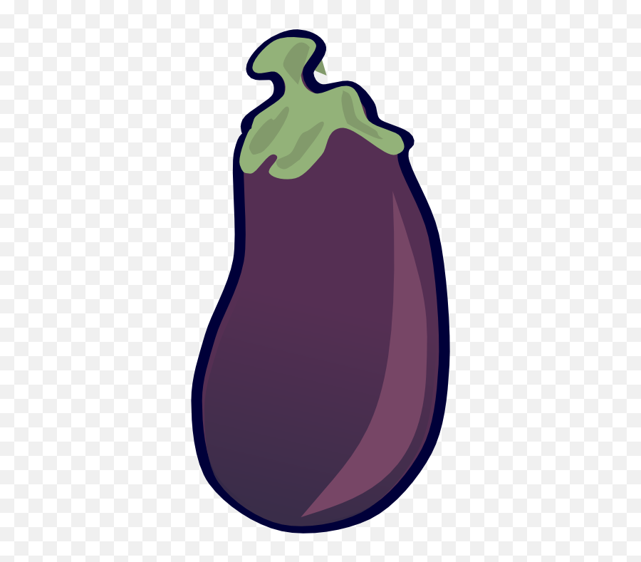 Eggplant Clip Art Transparent Png - Gambar Kartun Sayur Terong Emoji,Eggplant Clipart