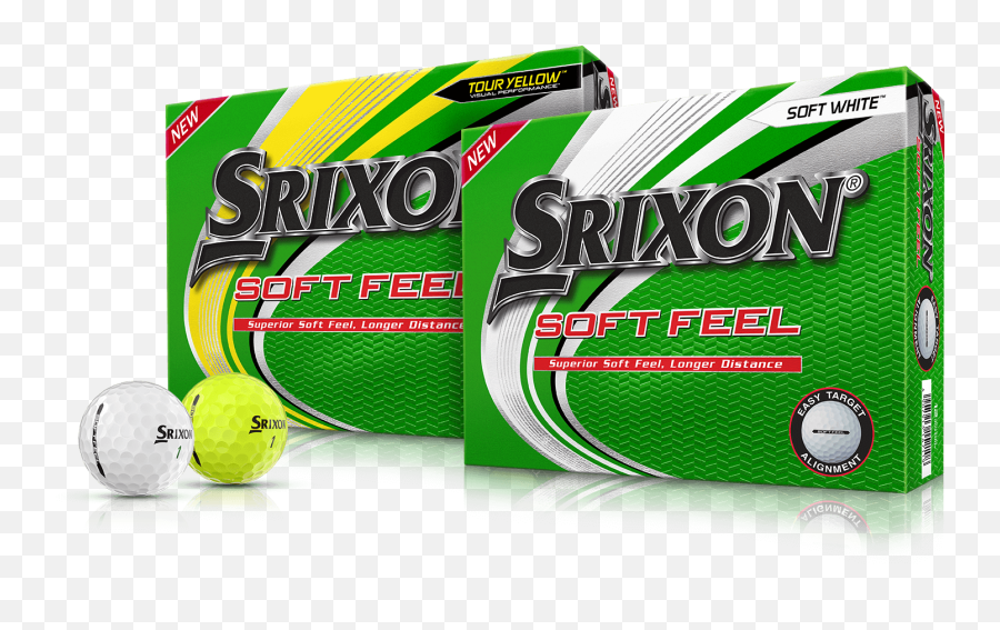 Srixon Soft Feel Golf Balls Logo Only Rockbottomgolfcom - For Golf Emoji,Golf Ball Logo