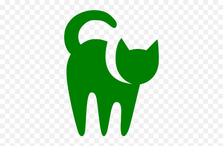 Green Cat Icon - Free Green Animal Icons Green Cat Png Icon Emoji,Cat Transparent