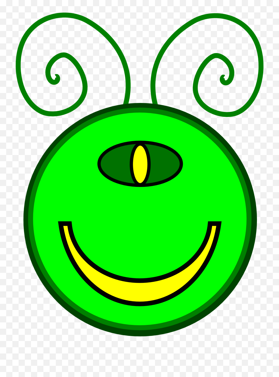 Alien Face Clipart - Alien Faces Cartoon Emoji,Face Clipart
