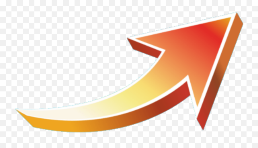 Orange Arrow On A Transparent Background Png - Orange Emoji,Orange Arrow Png