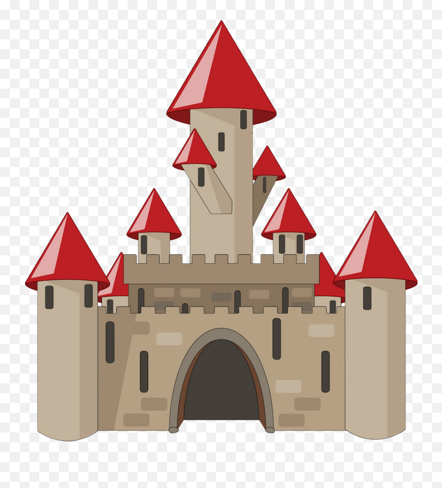 Medieval Castle Silhouette Png - Clipart World Emoji,Disney Castle Silhouette Logo