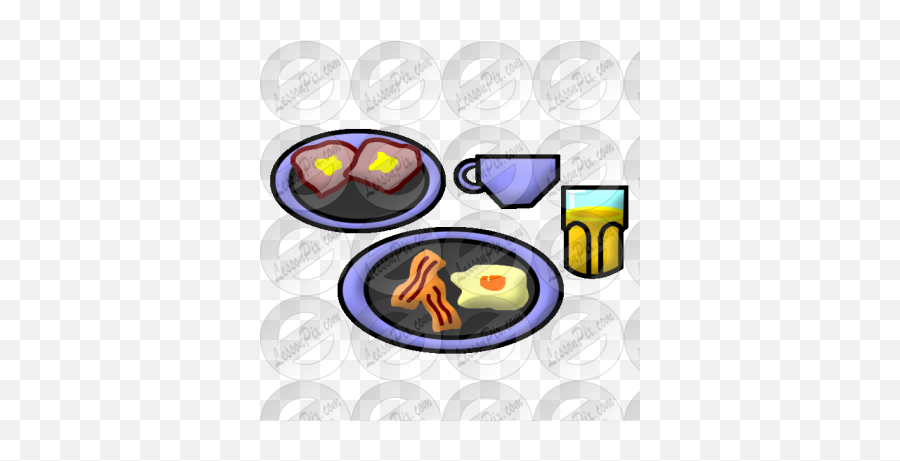 Breakfast Picture For Classroom Therapy Use - Great Emoji,Breakfast Eggs Clipart
