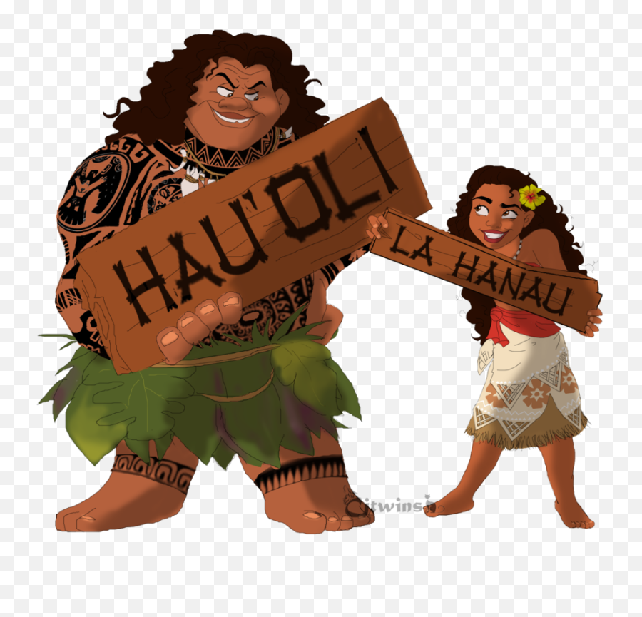 Moana Clipart Maui Picture - Transparent Maui Images Moana Emoji,Moana Clipart