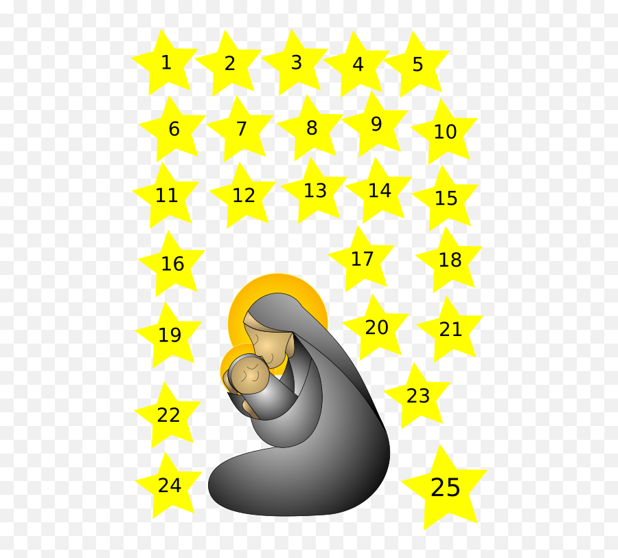 Openclipart - Christmas Day Emoji,Baby Jesus Clipart
