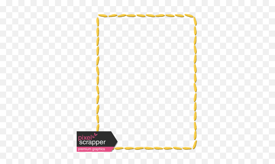 Sunshine U0026 Lemons No2 - Stitched Yellow Frame Graphic By Emoji,Yellow Border Png